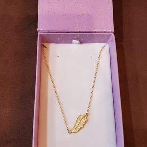 Melinda Maria Feather Necklace